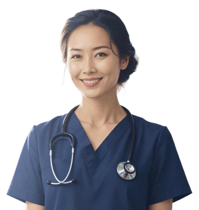 Healthcare professional ready to begin an e7D-Wellness program