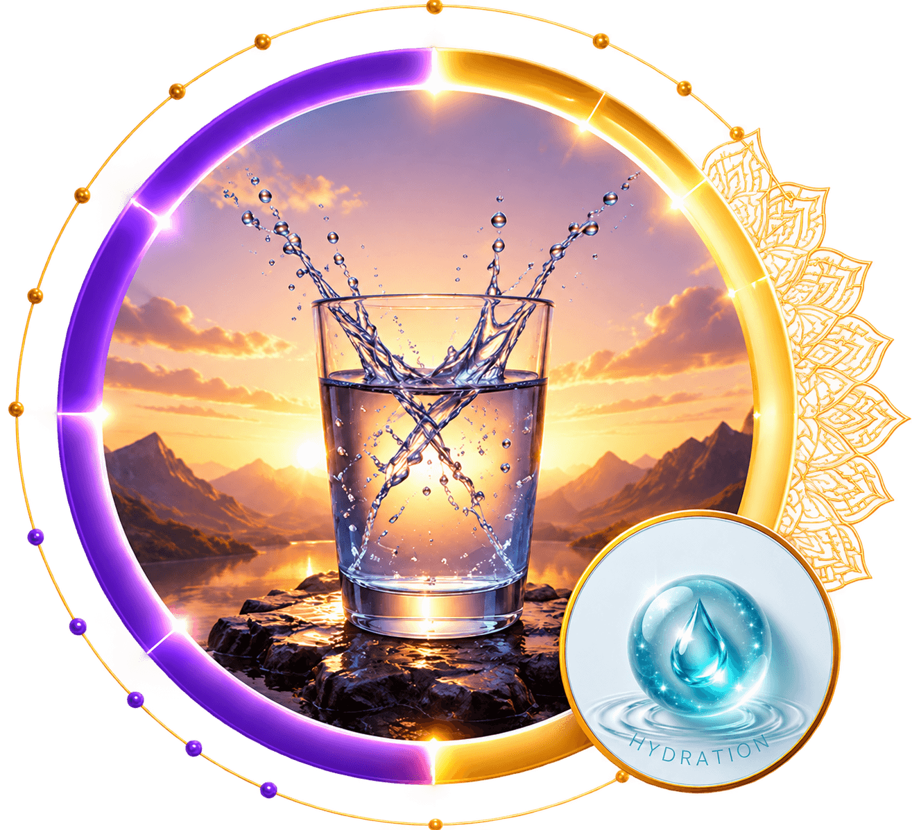 Hydration pillar illustration